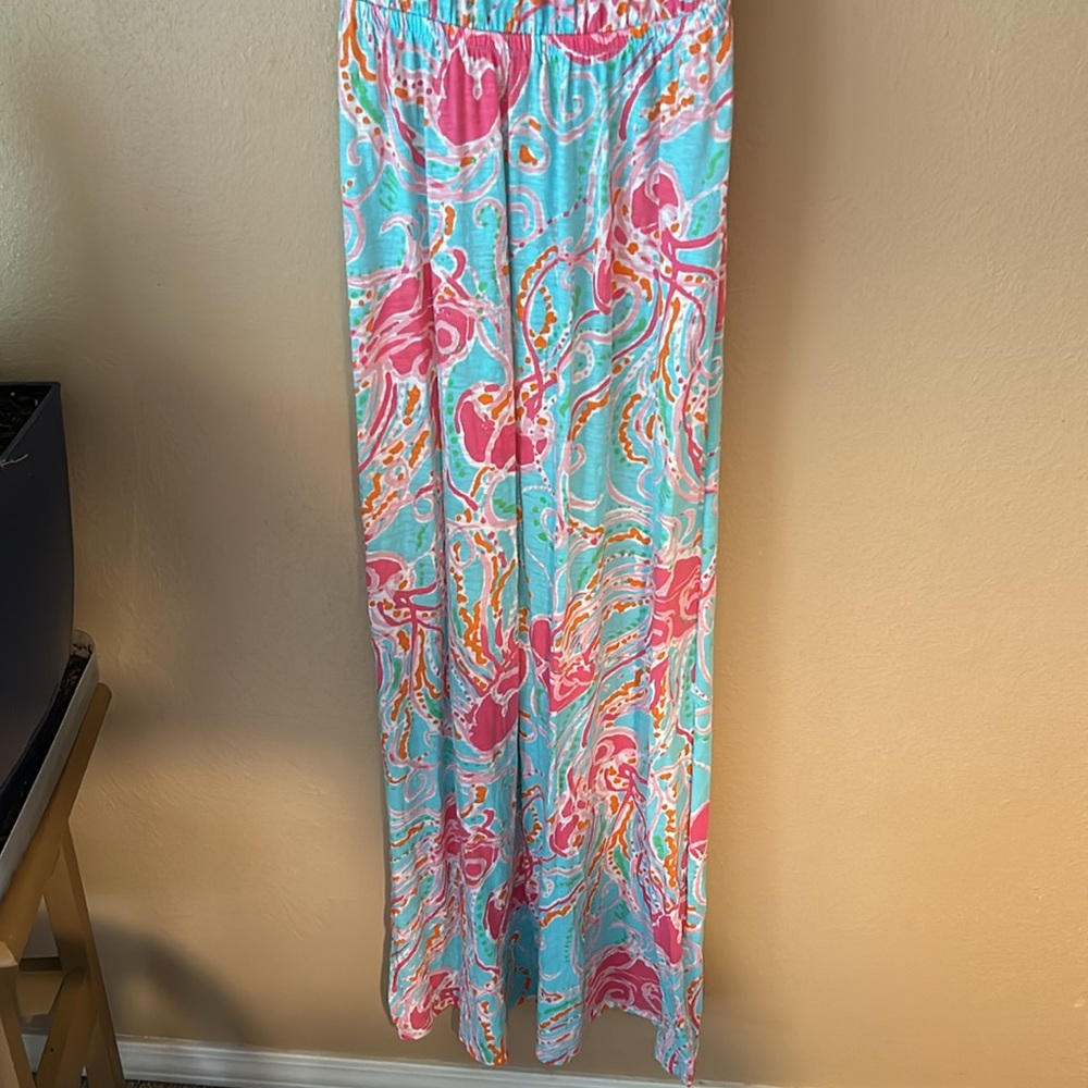Holy Grail! Lilly Pulitzer Mills Racerback Maxi Dress Size SM Jellies Be Jammin - Picture 3 of 5
